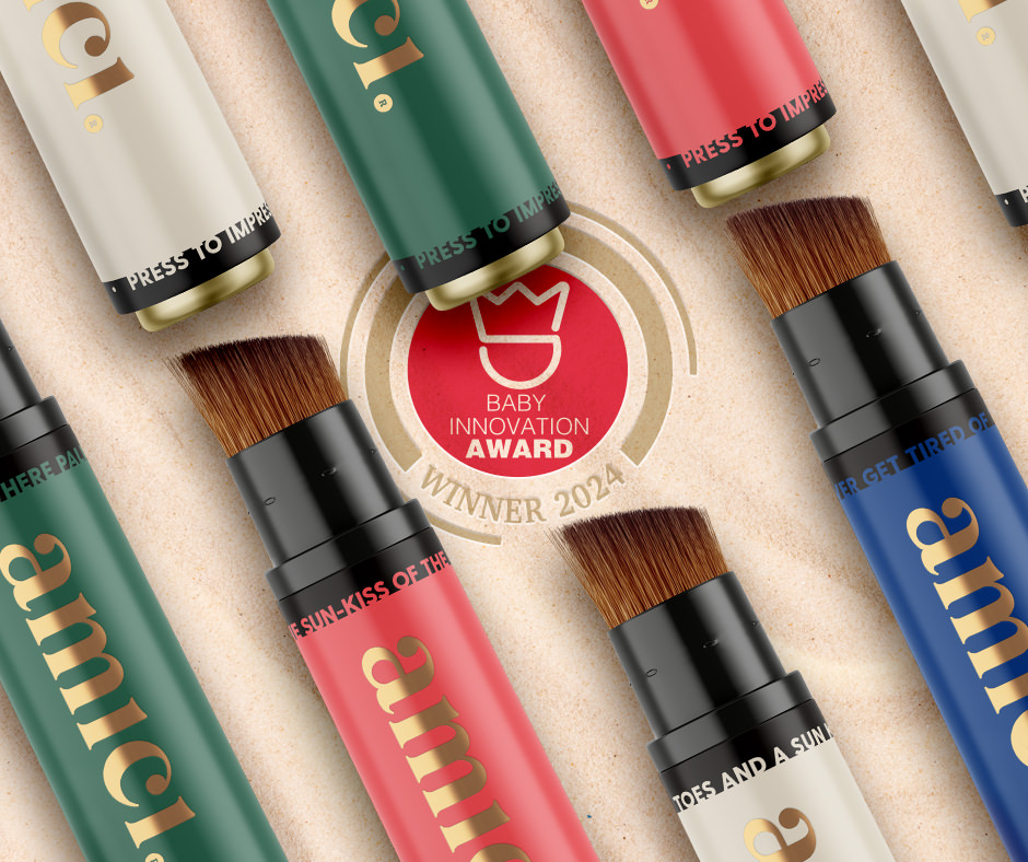 Discover Elegance Chique: AMICI's Refillable Sunscreen Brush Collection