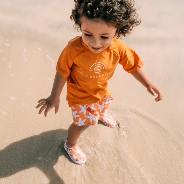 Seastar | Orange UV Swim Shirt with Short Sleeves – Bild 4